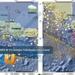 GEMPA Sukabumi M 5.3 Selatan Jawa barat - dari KUBET DW